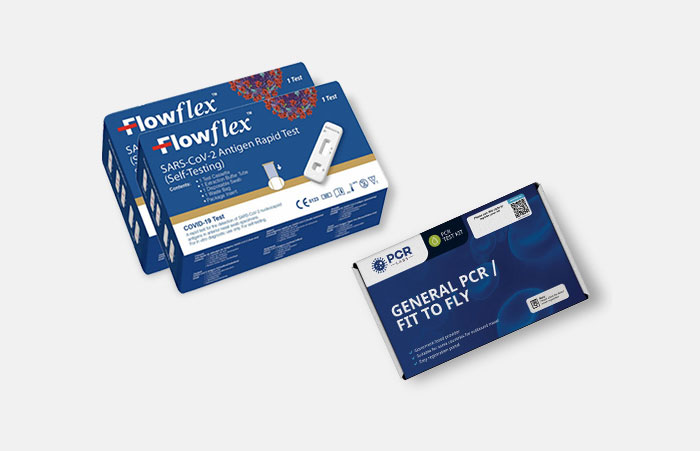 PCR Labs - General PCR and Fit to Fly + 2 Lateral Flow Test Kits
